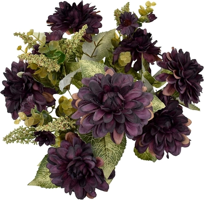 Yatai 7/Heads Luxury Silk Daisy Flowers Artificial Plants For Bridal Bouquet Arts/Crafts Project-0
