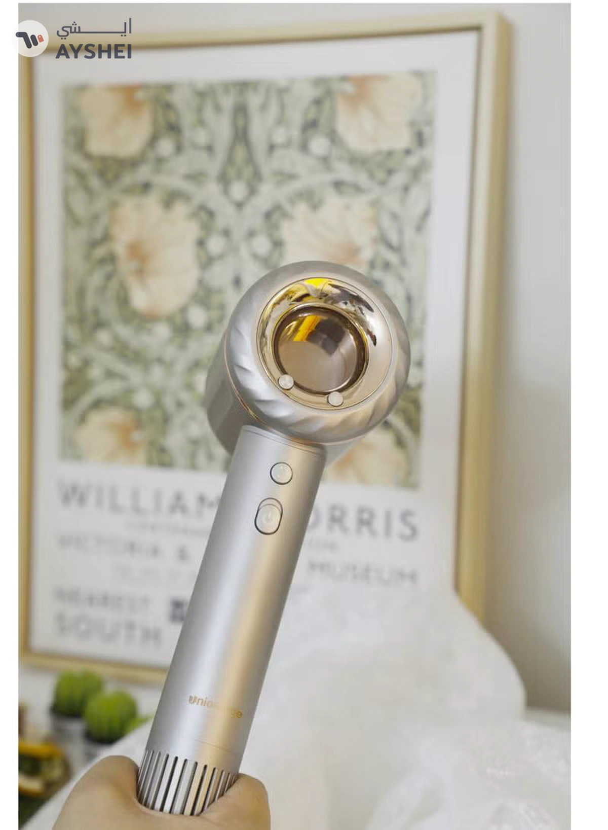 Uniorange High Speed, Ultra Silent Hair Dryer, 1800W And 110,000 RPM - Gold Color-5-5