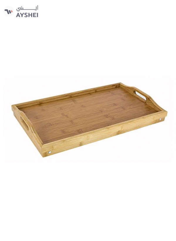ALBERTO Bamboo Bed Tray Brown