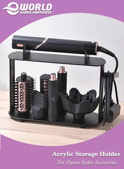 Eworld Storage Holder for Dyson Airwrap Styler Accessories, Features 6 Holes-0