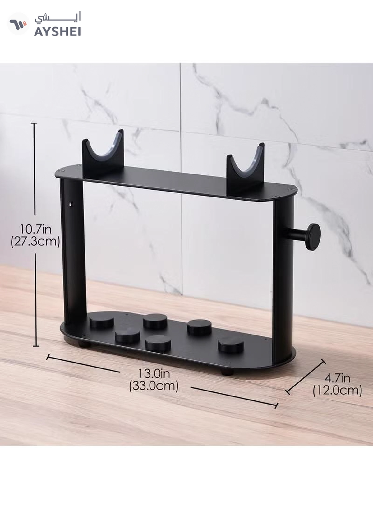 Eworld Storage Holder for Dyson Airwrap Styler Accessories, Features 6 Holes-4-4