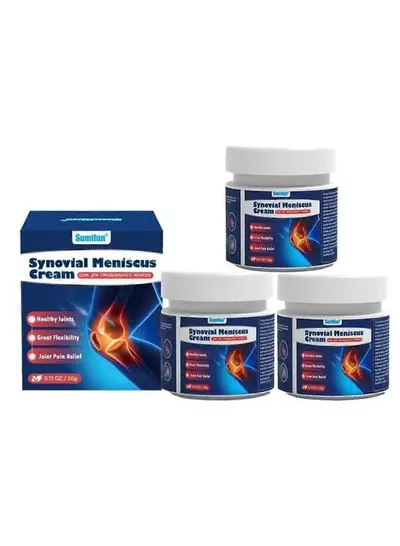 3PCS Complete Care for Knees, Shoulders & More From knee and shoulder discomfort to back, ankle, and neck pain, Synovial Meniscus Cream provides targeted topical care. Its easy-to-use formula is designed for daily application and convenient support for active lifestyles.-1
