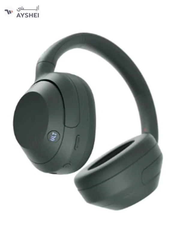 Sony ULT Wear Headphones WH-ULT900NH - Powerful Sound, Up To 30 Hours Of Music Playback With Quick-Charge (10min = 5hr Playback) Forest Grey