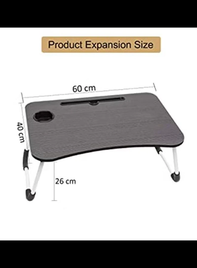 MODERN HOME Folding Bed Laptop Table Multicolour (40.5 x 60 x 5.5 )cm-4