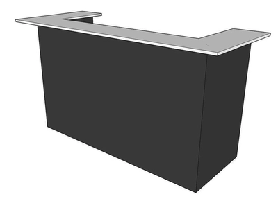 Reception Counter 02, Custom made-5