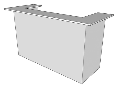 Reception Counter 02, Custom made-1