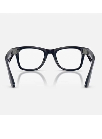 Meta Ray-Ban | Meta Wayfarer Large (Gen 2) - Frame Shiny Cosmic Blue Lenses Clear/Sapphire Transitions RW4012 Shiny Cosmic Blue-2