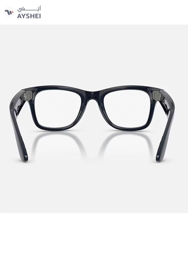 Meta Ray-Ban | Meta Wayfarer Large (Gen 2) - Frame Shiny Cosmic Blue Lenses Clear/Sapphire Transitions RW4012 Shiny Cosmic Blue