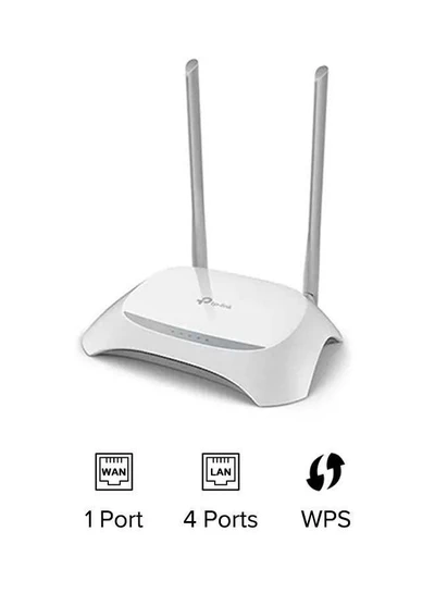 Wireless N Router TL WR840N 300Mbps Tp link White-0