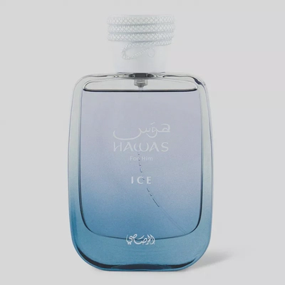 1 + 1 Free - Rasasi Hawas Ice Eau de Parfum for Men, 100 ml Spray, Fresh Aromatic Woody Fragrance-2
