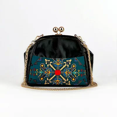 Silk Road - Shaki Leather Bag-1