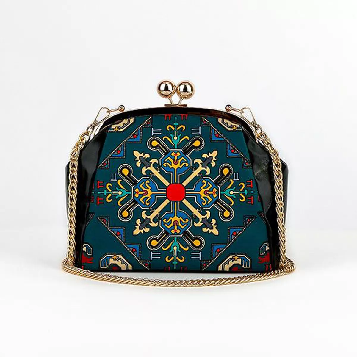 Silk Road - Shaki Leather Bag-3-3
