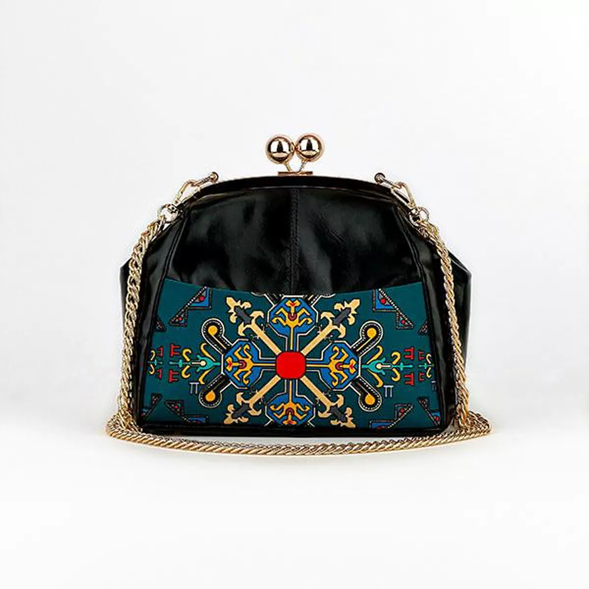 Silk Road - Shaki Leather Bag-1-1