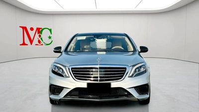 MERCEDES BENZ S63 ///AMG - 2014 - SILVER WITH BEIGE - SUPER CLEAN CAR FRESH JAPAN IMPORT-5