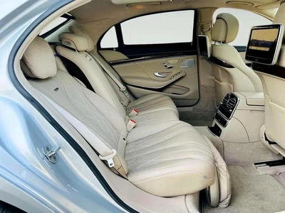 MERCEDES BENZ S63 ///AMG - 2014 - SILVER WITH BEIGE - SUPER CLEAN CAR FRESH JAPAN IMPORT-1