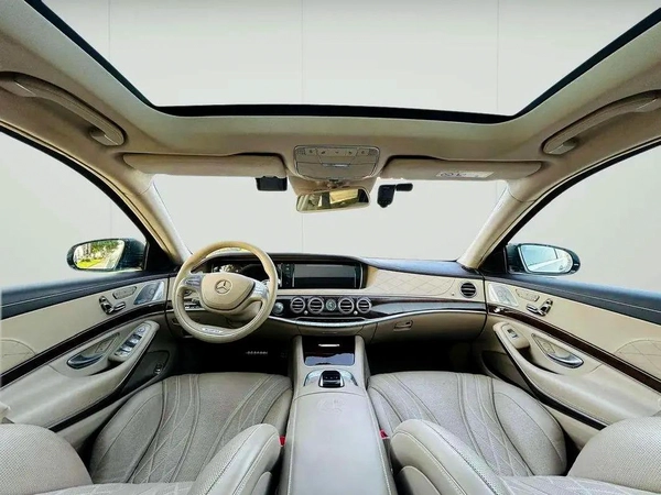 MERCEDES BENZ S63 ///AMG - 2014 - SILVER WITH BEIGE - SUPER CLEAN CAR FRESH JAPAN IMPORT
