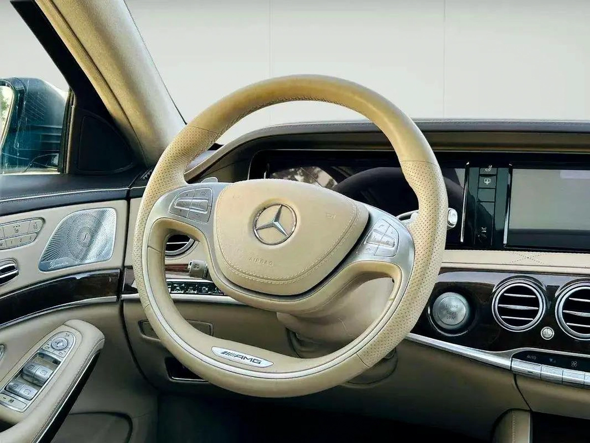 MERCEDES BENZ S63 ///AMG - 2014 - SILVER WITH BEIGE - SUPER CLEAN CAR FRESH JAPAN IMPORT
