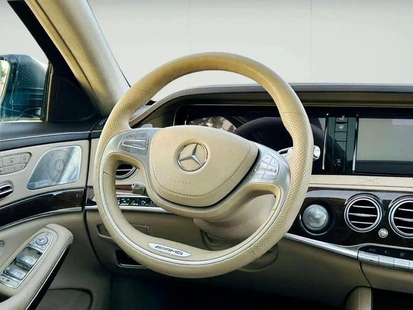 MERCEDES BENZ S63 ///AMG - 2014 - SILVER WITH BEIGE - SUPER CLEAN CAR FRESH JAPAN IMPORT