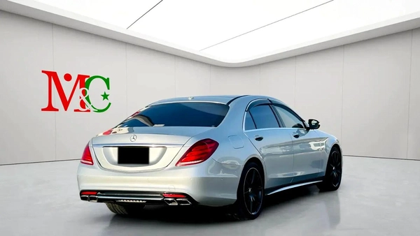 MERCEDES BENZ S63 ///AMG - 2014 - SILVER WITH BEIGE - SUPER CLEAN CAR FRESH JAPAN IMPORT
