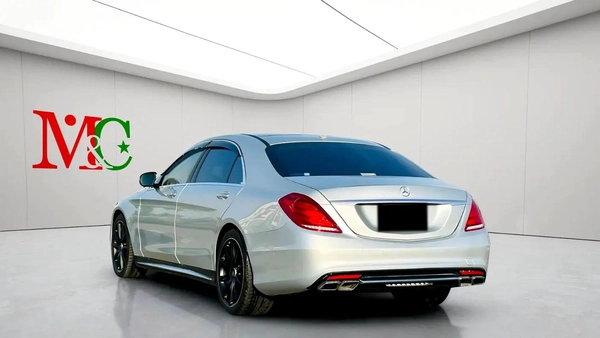 MERCEDES BENZ S63 ///AMG - 2014 - SILVER WITH BEIGE - SUPER CLEAN CAR FRESH JAPAN IMPORT