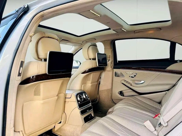 MERCEDES BENZ S63 ///AMG - 2014 - SILVER WITH BEIGE - SUPER CLEAN CAR FRESH JAPAN IMPORT