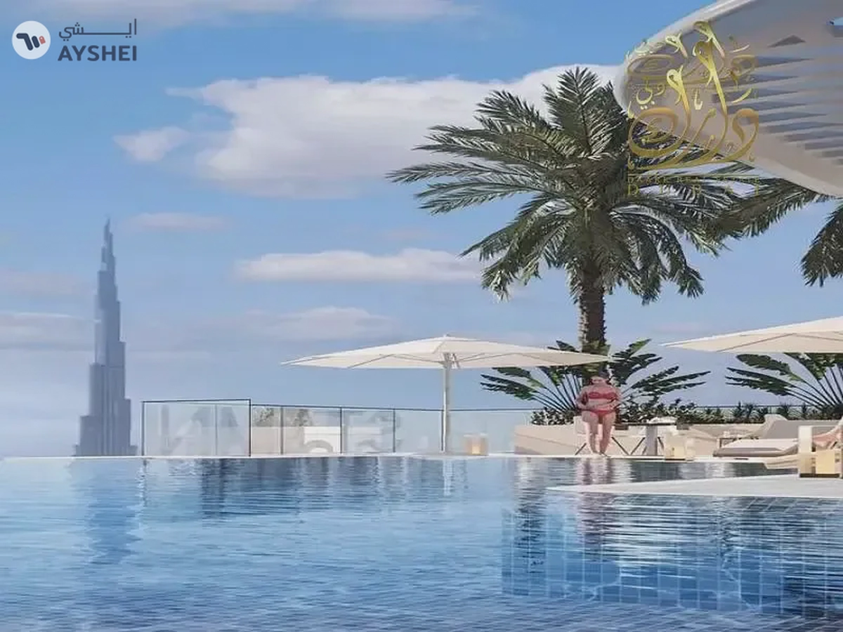 FULLY FITTED-EQUIPPED_PRIVATE POOL_HIGH FLOOR_3 MIN TO BURJ KHALIFA