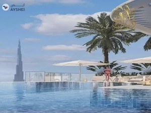 FULLY FITTED-EQUIPPED_PRIVATE POOL_HIGH FLOOR_3 MIN TO BURJ KHALIFA