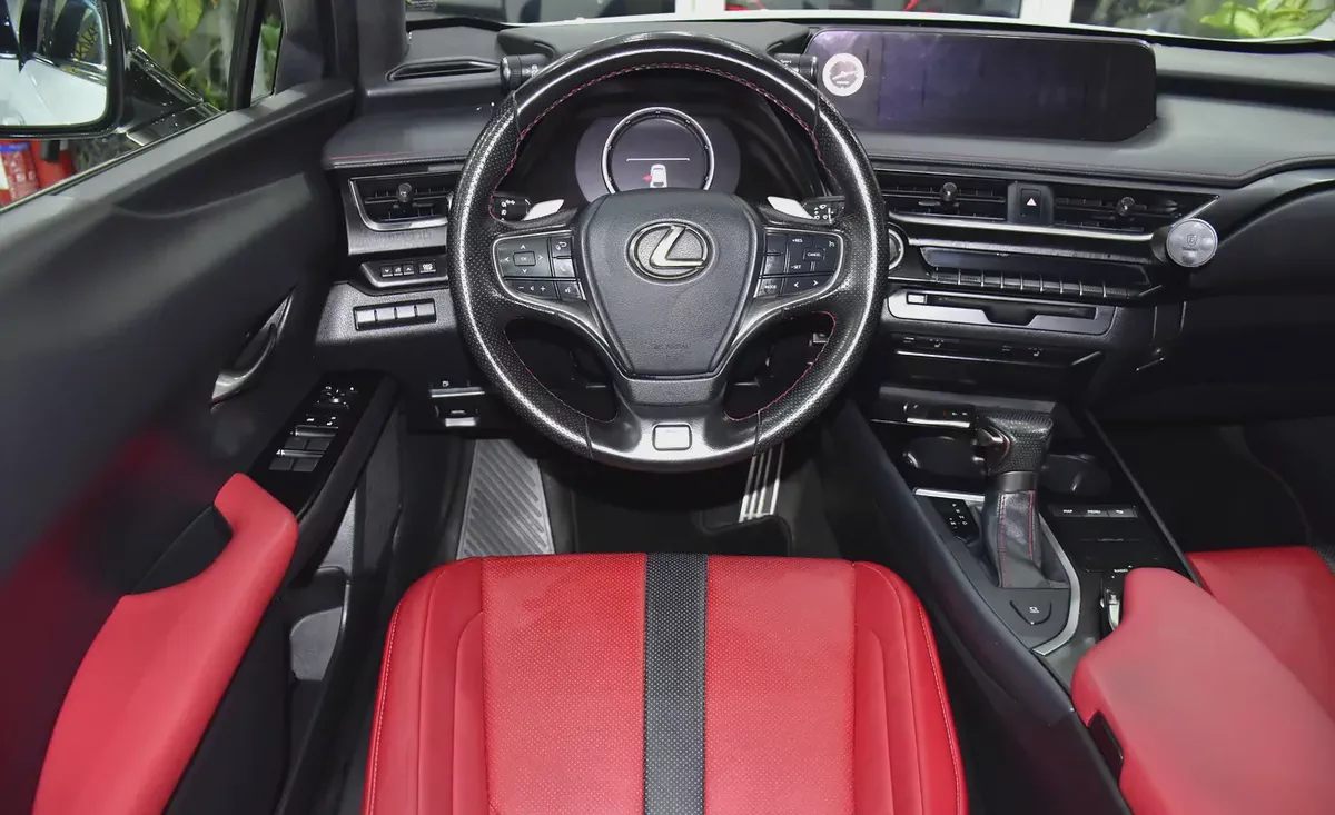 AED 1,437 EMi at 0% DP | Lexus UX200 F-Sport ( 2020 Model ) in White Color GCC Specs-11-11