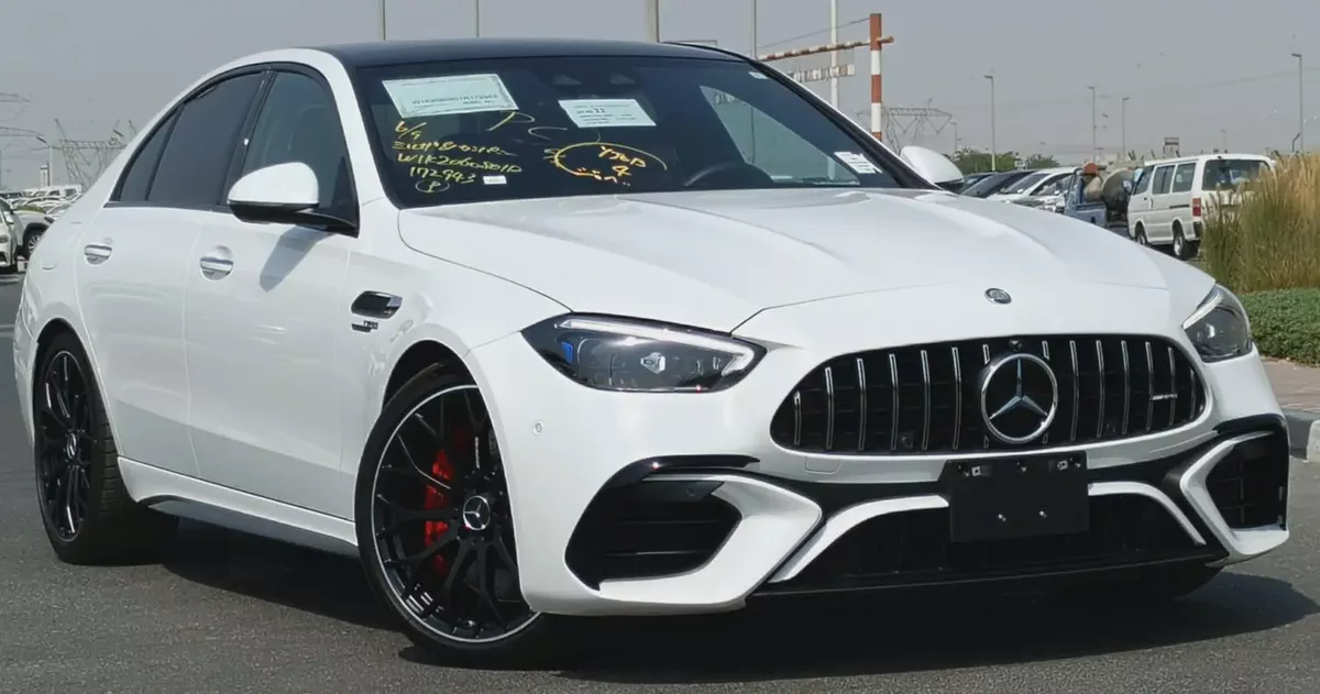 BENZ C63s | E PERFORMANCE | 2024 | WITH ONLY | 4573 KM | 5 A GRADE | JAPAN IMPORT | CLEAN TITLE