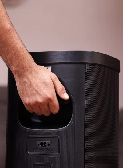 GEEPAS Rechargeable Professional Speaker| RGB Light, USB Input, TF, TWS, FM Radio, UHF Microphone, Bluetooth| 60000W PMPO Speaker with Remote Control | Perfect for Parties, Events, Home Entertainment| 2 Years Warranty GMS11192-6