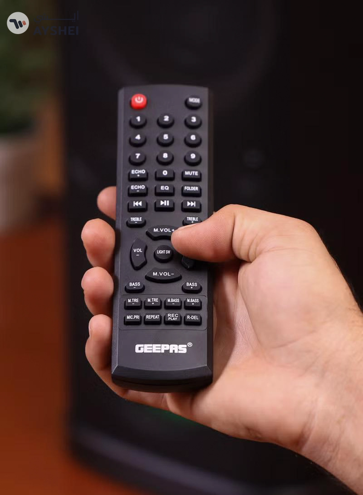 GEEPAS Rechargeable Professional Speaker| RGB Light, USB Input, TF, TWS, FM Radio, UHF Microphone, Bluetooth| 60000W PMPO Speaker with Remote Control | Perfect for Parties, Events, Home Entertainment| 2 Years Warranty GMS11192-4-4