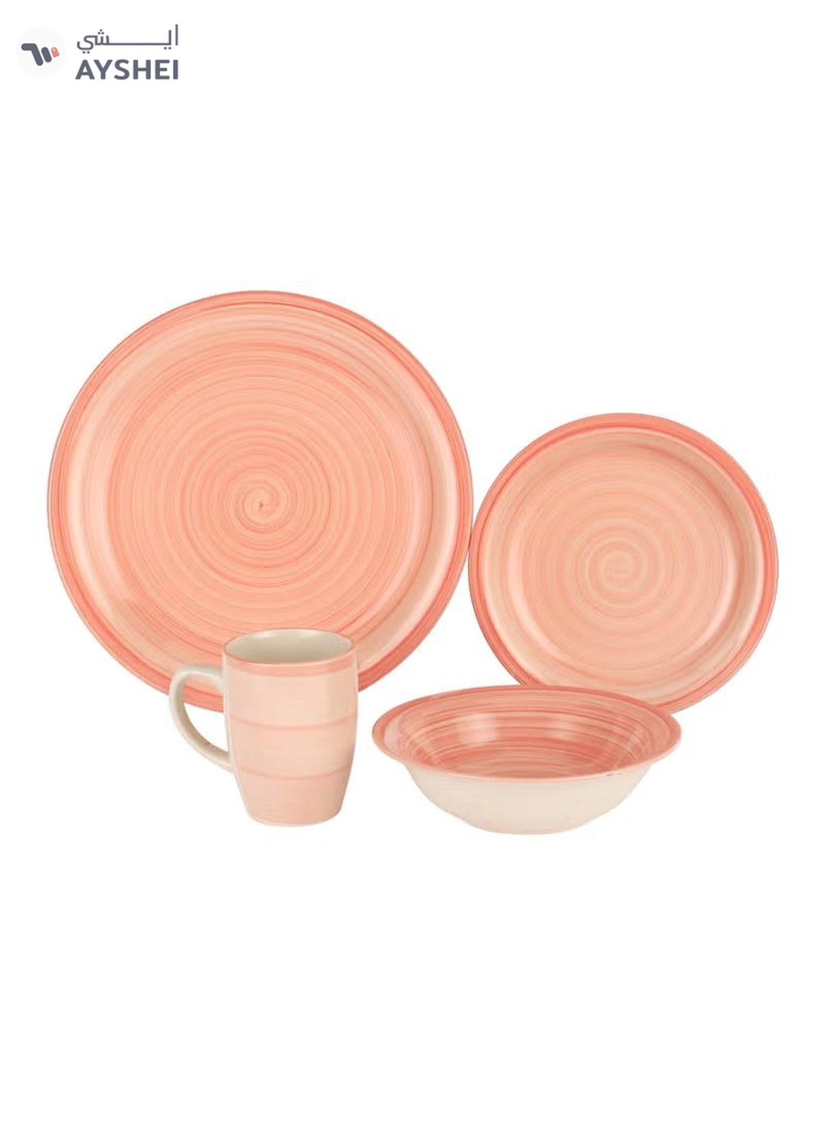 Delcasa 16Pc Stoneware Dinner Set Microwave Oven and Freezer Safe-1-1
