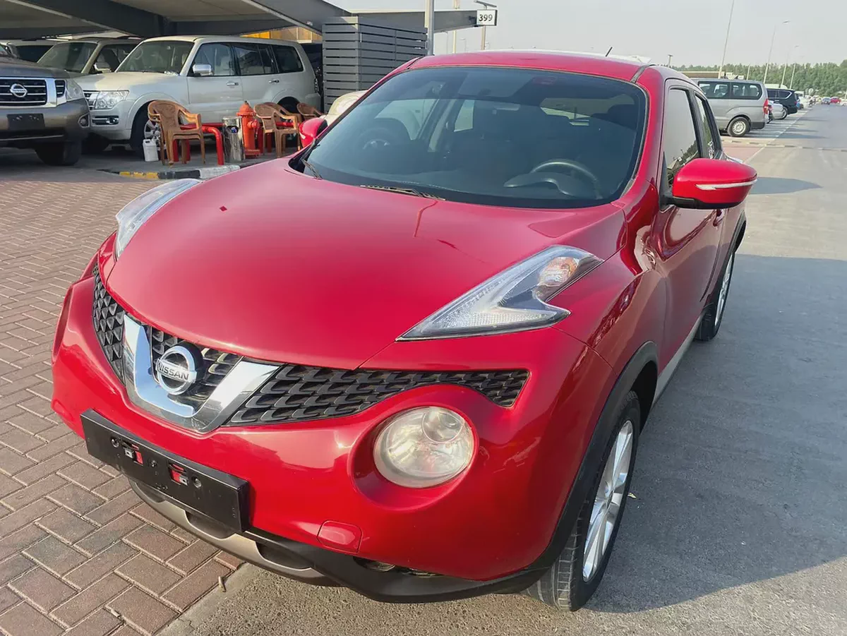 Nissan juke 2016 red color GCC calen car-5-5