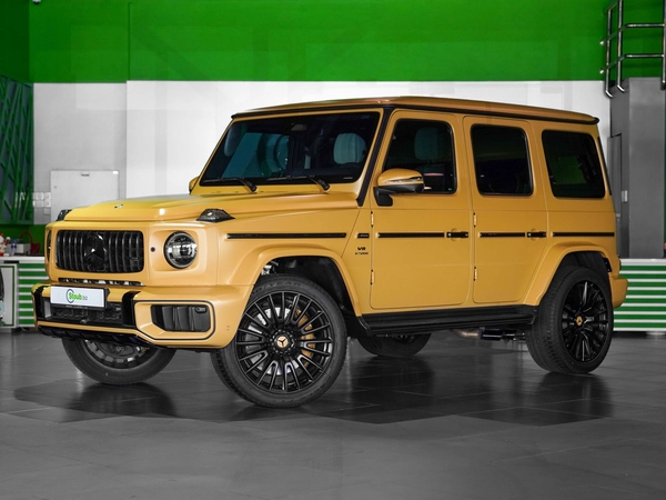 G63 2025 - FACTORY WARRANTY - G MANUFAKTUR OFFICIAL-DOUBLE NIGHT PACKAGE-DIAMOND SEATS-OFFICIAL RIMS