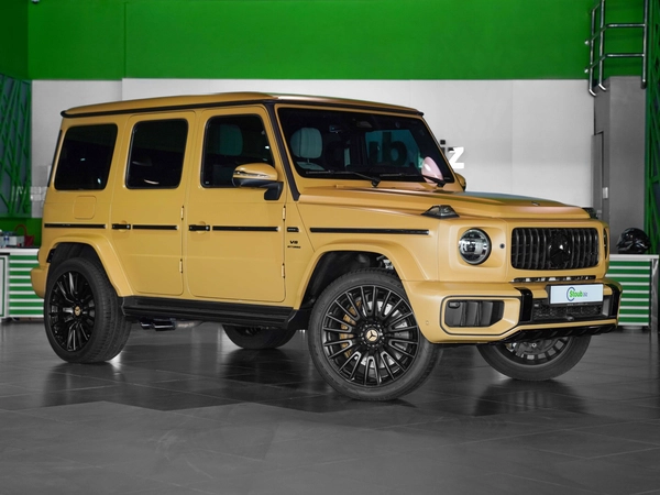 G63 2025 - FACTORY WARRANTY - G MANUFAKTUR OFFICIAL-DOUBLE NIGHT PACKAGE-DIAMOND SEATS-OFFICIAL RIMS