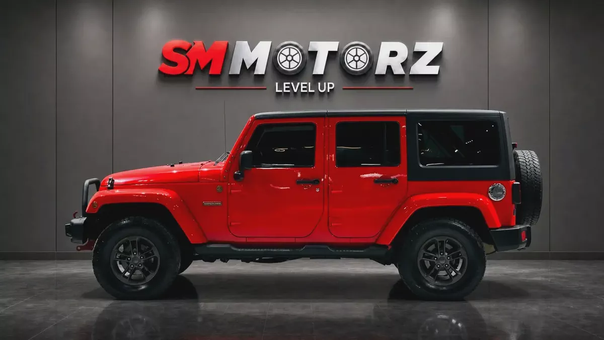 JEEP WRANGLER 2018 GCC SPECS WITH ONE YEAR WARRANTY MINT CONDITION-4-4