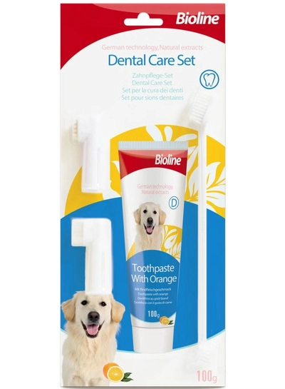 Bioline Dental Care Set [Weight - 100g, Flavor - Orange]-0