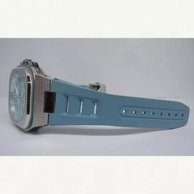 Bell & Ross BR-X5 Ice Blue Dial Stainless Steel with Rubber Strap 41mm | Used (Good) | Year of production 2022 (Approximation) | No original box | No original papers-4