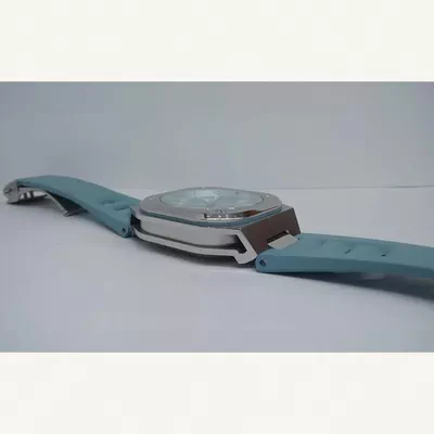 Bell & Ross BR-X5 Ice Blue Dial Stainless Steel with Rubber Strap 41mm | Used (Good) | Year of production 2022 (Approximation) | No original box | No original papers-2