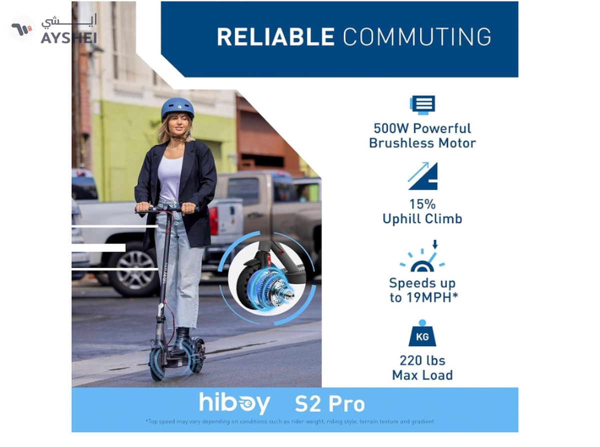 Hiboy Electric Scooter - S2 Pro (30km/h) (No Reserve Price)-1-1