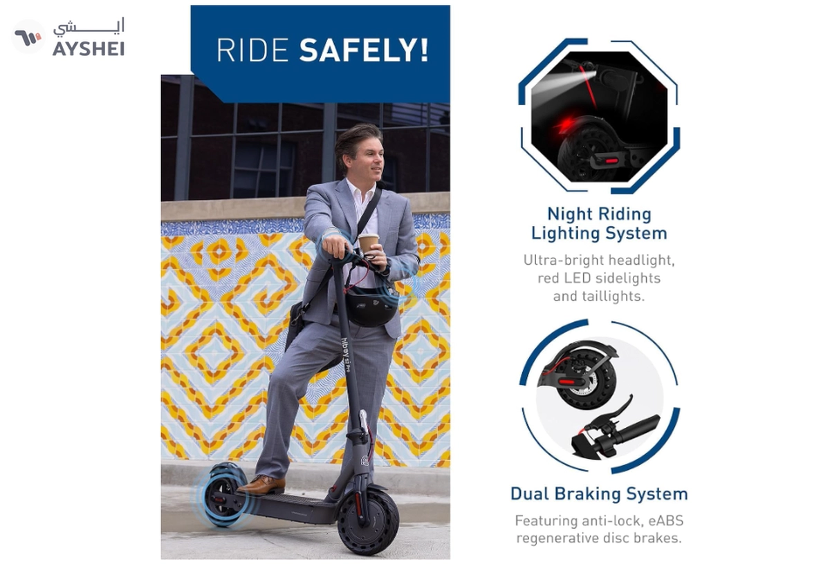 Hiboy Electric Scooter - S2 Pro (30km/h) (No Reserve Price)-3-3