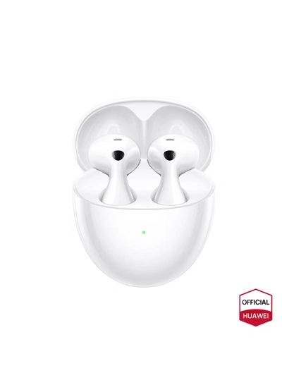 HUAWEI FreeBuds 6 Wireless Bluetooth Earbuds, Dual-driver True Sound, Stable & Clear Calls, Comfortablt Ear-fitting Wearing, Open-fit ANC, iOS and Android White-0