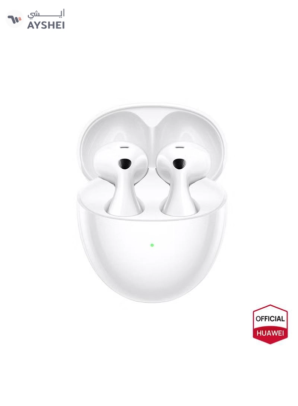 HUAWEI FreeBuds 6 Wireless Bluetooth Earbuds, Dual-driver True Sound, Stable & Clear Calls, Comfortablt Ear-fitting Wearing, Open-fit ANC, iOS and Android White