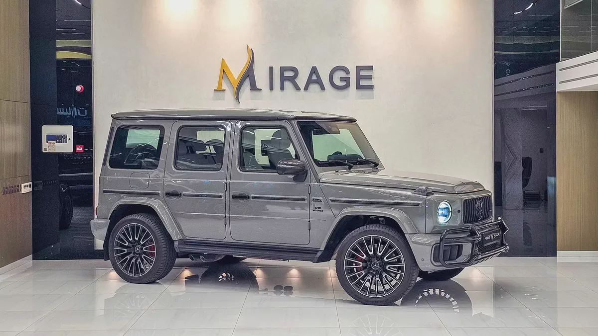 MERCEDES BENZ - G63 AMG - DOUBLE NIGHT PACKAGE - 2025 MODEL - GCC SPECS - 82000KM - GRAY COLOR