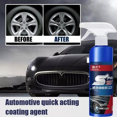 3 in 1 High Protection Fast Car Ceramic Coating Spray, Car Shield Coating Car Paint Repair, Car Scratch Nano Repair Spray, Car Coating Fast Wax Polishing Spray for Scratch Repair-2