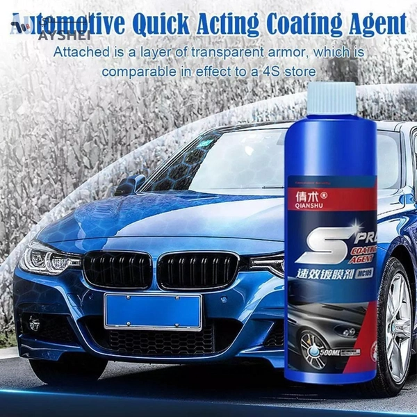 3 in 1 High Protection Fast Car Ceramic Coating Spray, Car Shield Coating Car Paint Repair, Car Scratch Nano Repair Spray, Car Coating Fast Wax Polishing Spray for Scratch Repair