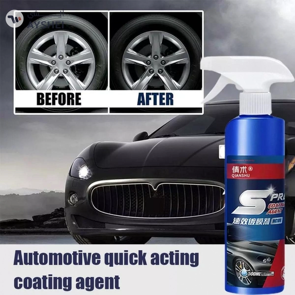 3 in 1 High Protection Fast Car Ceramic Coating Spray, Car Shield Coating Car Paint Repair, Car Scratch Nano Repair Spray, Car Coating Fast Wax Polishing Spray for Scratch Repair