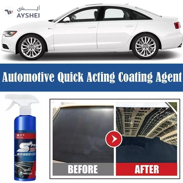 3 in 1 High Protection Fast Car Ceramic Coating Spray, Car Shield Coating Car Paint Repair, Car Scratch Nano Repair Spray, Car Coating Fast Wax Polishing Spray for Scratch Repair