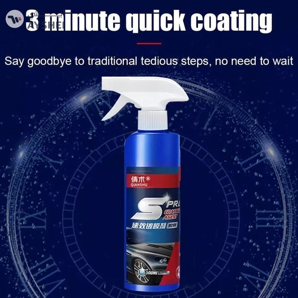 3 in 1 High Protection Fast Car Ceramic Coating Spray, Car Shield Coating Car Paint Repair, Car Scratch Nano Repair Spray, Car Coating Fast Wax Polishing Spray for Scratch Repair
