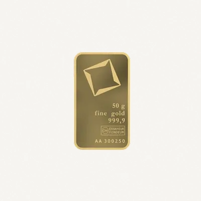 VALCAMBI Suisse 50g Gold Bar-1